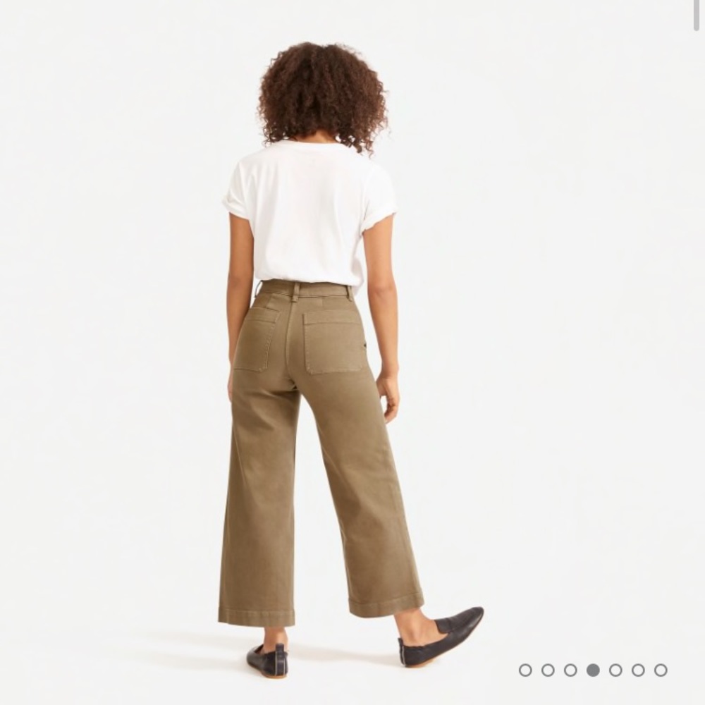 Everlane Wide Leg Crop Pant